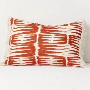 JUNGALOW X OPALHOUSE  fringe groove print quilt sham